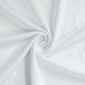 Fabrik grossist högkvalitativ 200 gsm polyester spandex stickad jacquard randig jersey tyg
