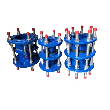 Self-restrained Ductile Iron Epoxy Dismantling Joint with 3 Flanges for Valve Full Tie-rods PN10/16/25