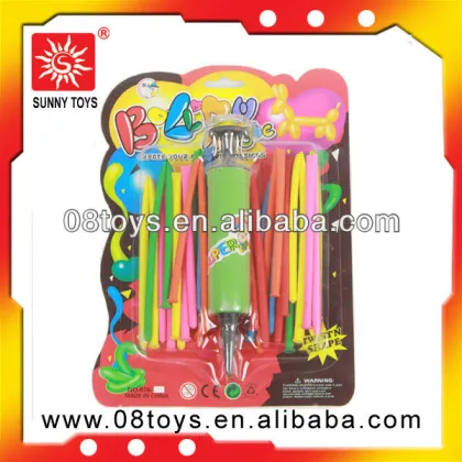 Magic balloons with pump party decoration