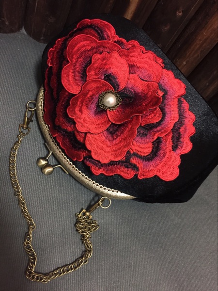 hand embroidered Handbag