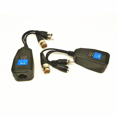 1ch Passive Video &amp; Power &amp; Audio Balun mit Strom