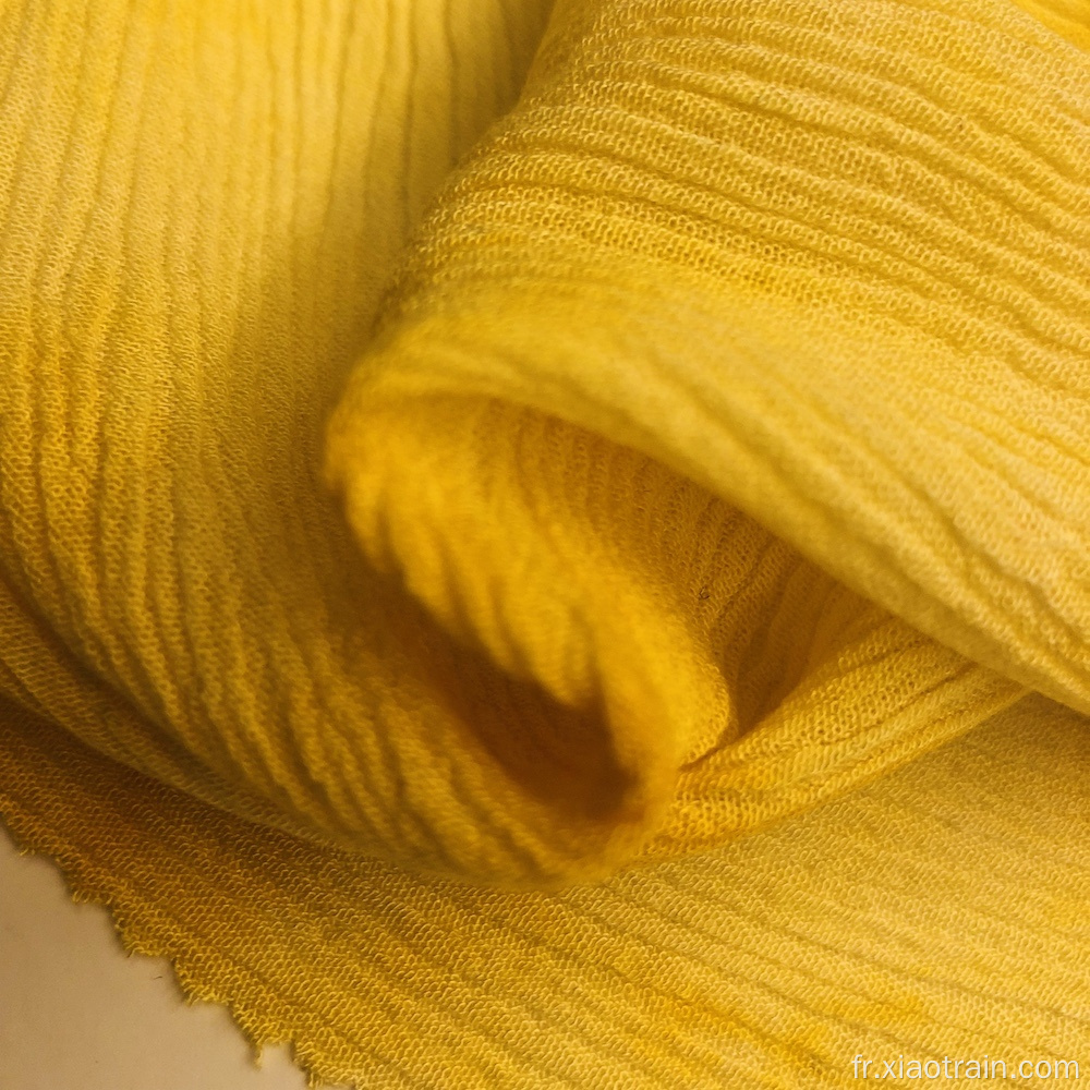 Tissu Crêpe Rayonne Viscose pour Robe Femme