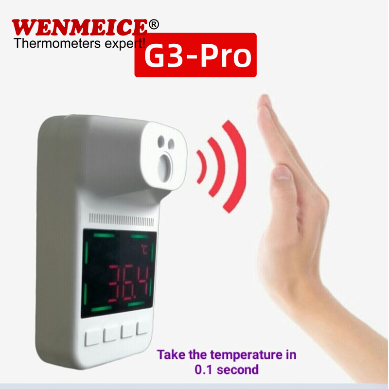 Automatic Temperature Scanner Digital Wall-Mount Thermometer Infrared Forehead (2)