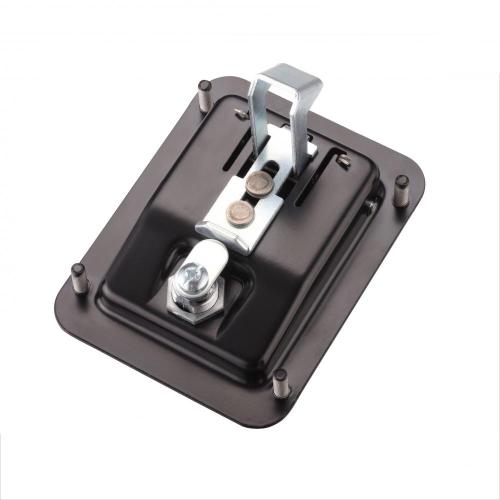 Black Steel Industrial Armet Hardware Caixa de ferramentas Cabinet Painel Painel Paddle Locks