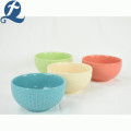 Wholesale custom cheap noodle soup ceramic salad bowl