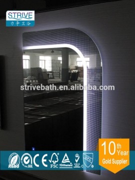 simple led bathroom mirror