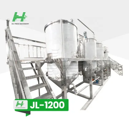 Modular Oil Refinery Machines for Crude, Soybean, and Peanut Oils
