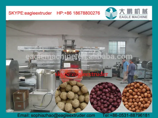 Capacity 200-250kg/h fully automatic floating fish food pellet making machine for sale