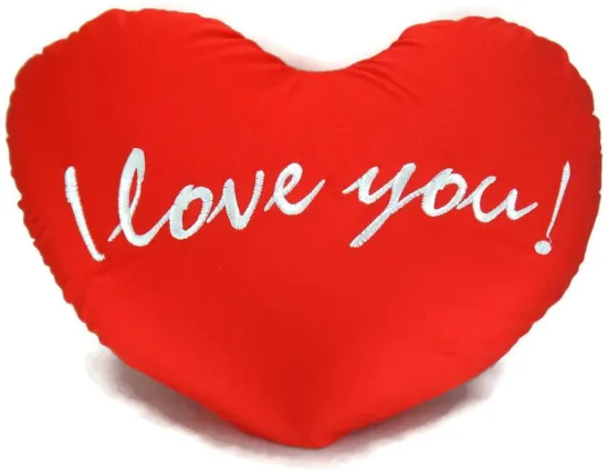 2014 new design red heart shaped pillow