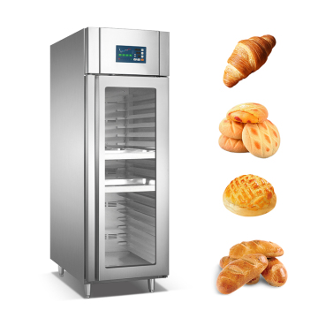 Fermentation Fridge with 16 Trays Rack Retarder Proofer Cabinet with Window Glass for Bakery Pastry Machines