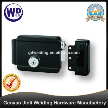 Electric remote control security rim door lock