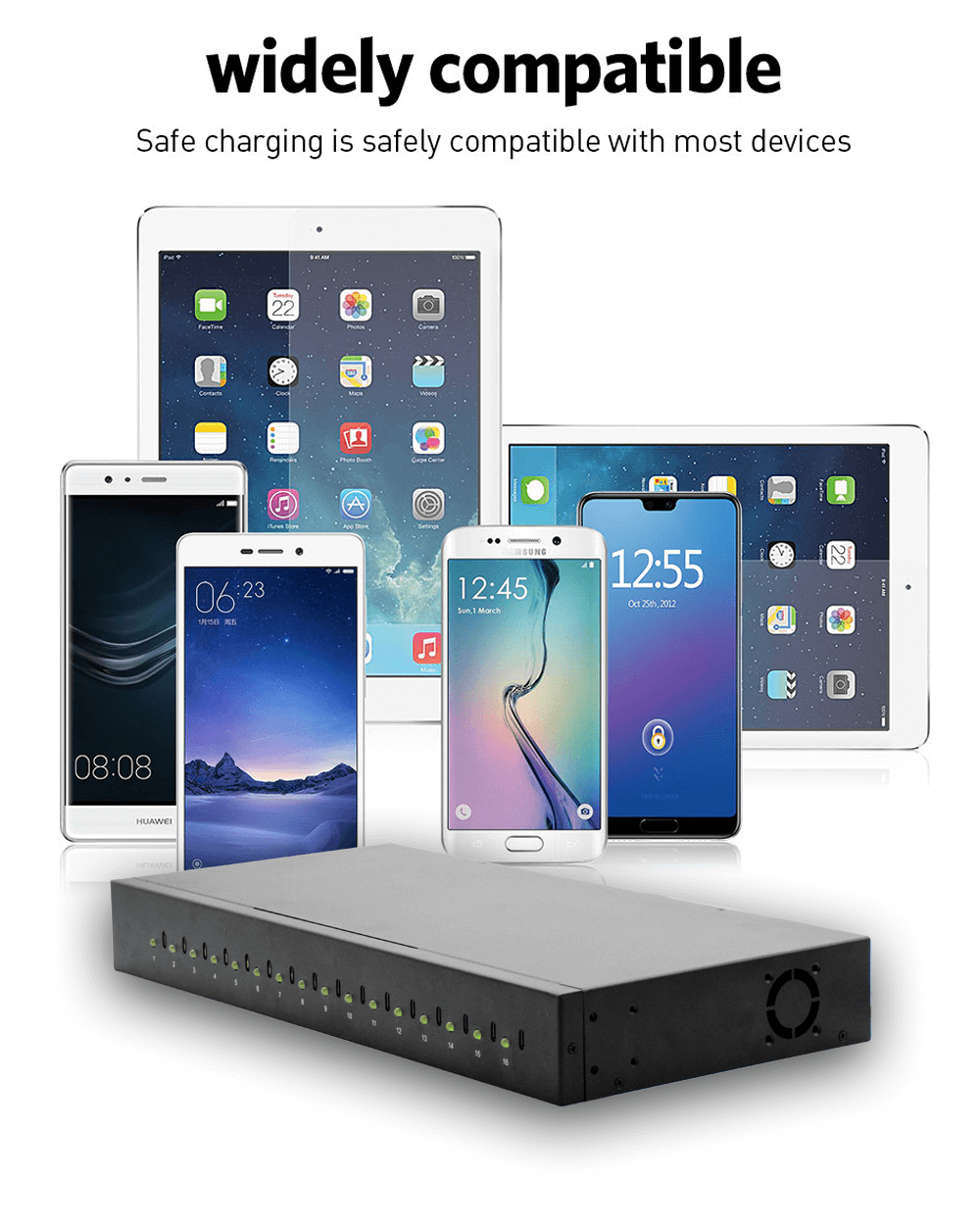 Widely compatible, not only for mobile phone charging, some other devices can be charged using our charger Widely compatible, not only for mobile phone charging, some other devices can be charged using our charger
