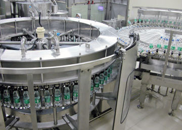 Rotary Bottled Water Filling Machines, Pure / Mineral Water Production Line