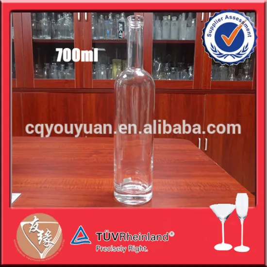 375ml 700ml 750ml liquor vokda bottle whisky bottle glass
