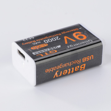 9 Volt Lithium Rechargeable Battery - 10 Year Shelf Life