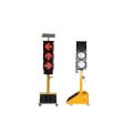 Feu de signalisation portatif mobile solaire de 300mm 400mm pour l&#39;urgence