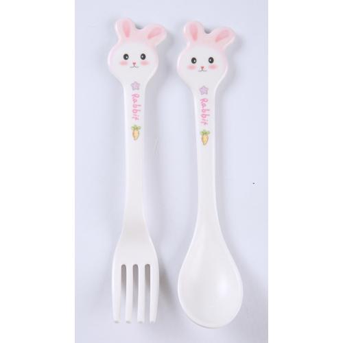 bunny shaped baby dinnerware set