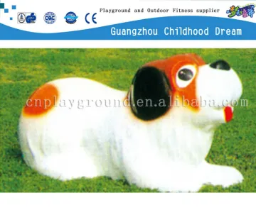 (HD-18911)Outdoor playground fiberglass dog statue