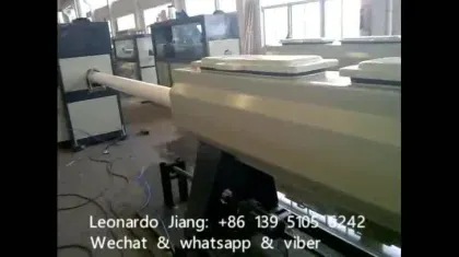 pipe machinery machine for plastic pipes with pvc resin extruder