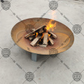 Corten steel for round fire pit