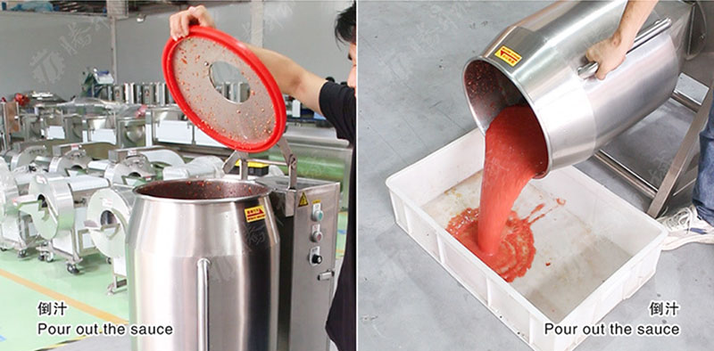 commercial tomato crushing machine