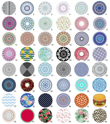Circle Doughnut Unique Beach Towels For Two