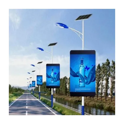 Wireless Street Light P4 LED Display Screen for Outdoor Lighting