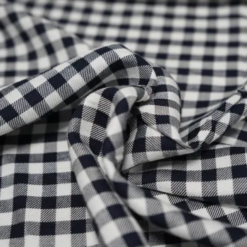 China Factory OEM ODM Cheap Wholesale Rayon Fabric Yarn Dyed Checked Fabric for Shirts