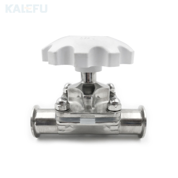 Manual Stainless Steel 304/316/316L Sanitary Food Grade Diaphragm Valves with Quick Coupling Connections