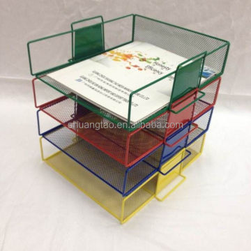 Trade Assurance 4-Tier Metal Mesh Office Desk Organizer: A Comprehensive Document Holder and Stand Solution