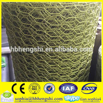 pvc coated hexagonal wire mesh fence