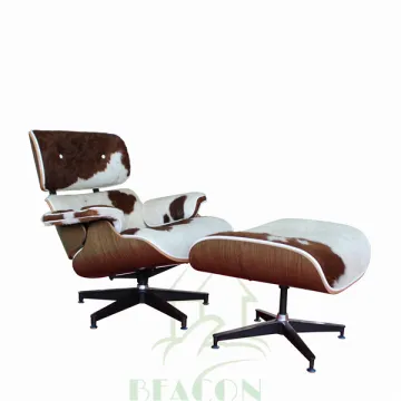 Replica Chaise Lounge Chair with Footstool