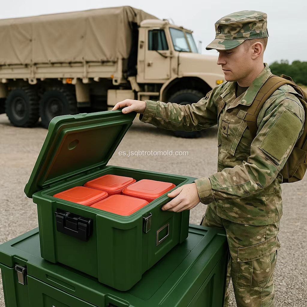 COCINA DE CAMPO Portador de alimentos aislado excedente del ejército militar
