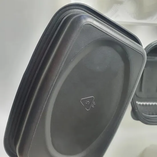 black plastic trays for modified atmosphere applications