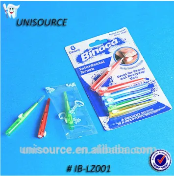Colorful Covered Oral Cleaning Interdental Brush