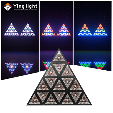LED RGBW 4in1 Stage Background Matrix Lights DMX Full Color Triangle Retrofit Stage Light