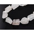 Perlas de piedras preciosas de cristal de Cleary en bruto Natural Clear Crystal Jewelry