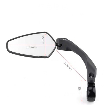 360 Degree Adjustable Bicycle Rearview Mirror - Bike Handlebar Side Mirror