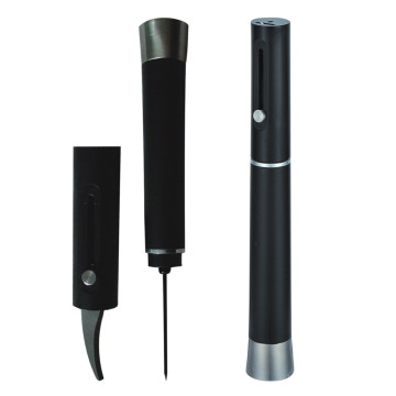 Air pressure wine opener zinc alloy wine corkscrew with foil cutter knife