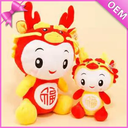 popular plush big eye mascot pendant,standing plush mascot