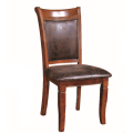 Antiker Esstisch und Stuhl aus geschnitztem Massivholz