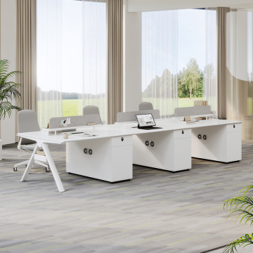 Four Person MDF Board Executive Office Table