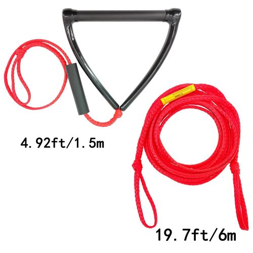 6ft Red Water Ski Rope for Beginner Use