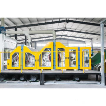 máy chải thô vải sợi bông không dệt