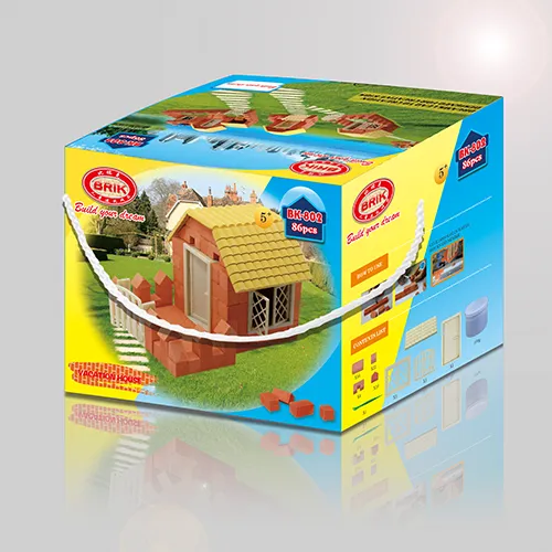 Red Houses  Vacation House Building Toys