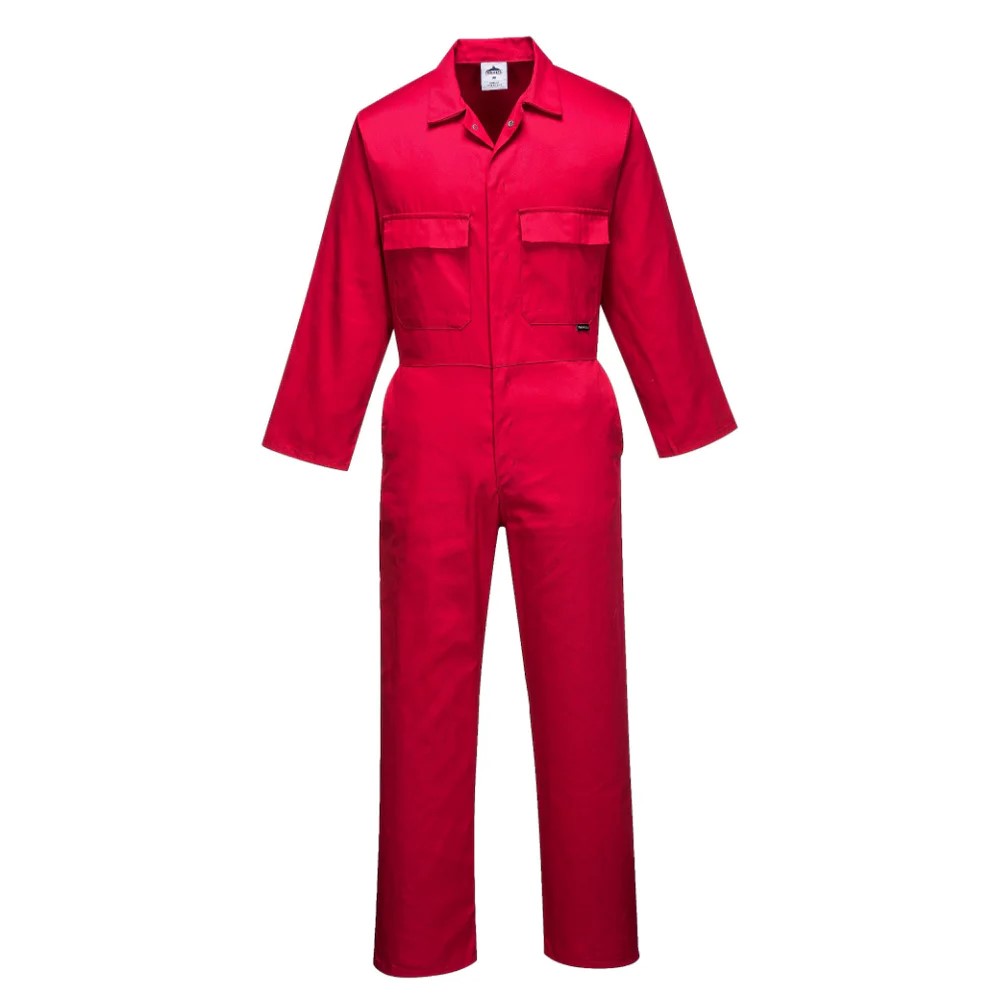 Red Workwear Fabric