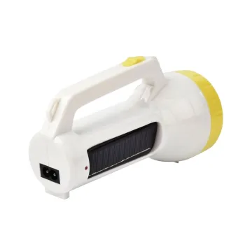 New High-Power Solar Rechargeable LED Torch with Emergency Flashlight Function