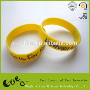 silicone band / silicone bracelet/ silicone wristband /silicone cuff