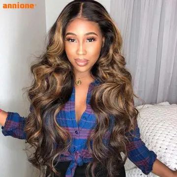 Wholesale Highlight Wig Lace Front Human Hair, Highlighted Human Hair Full Lace Wigs, T part Lace Wigs For Black Woman