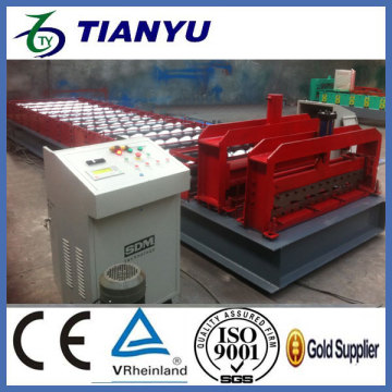 PPGI high frequency roof metal tile making machine